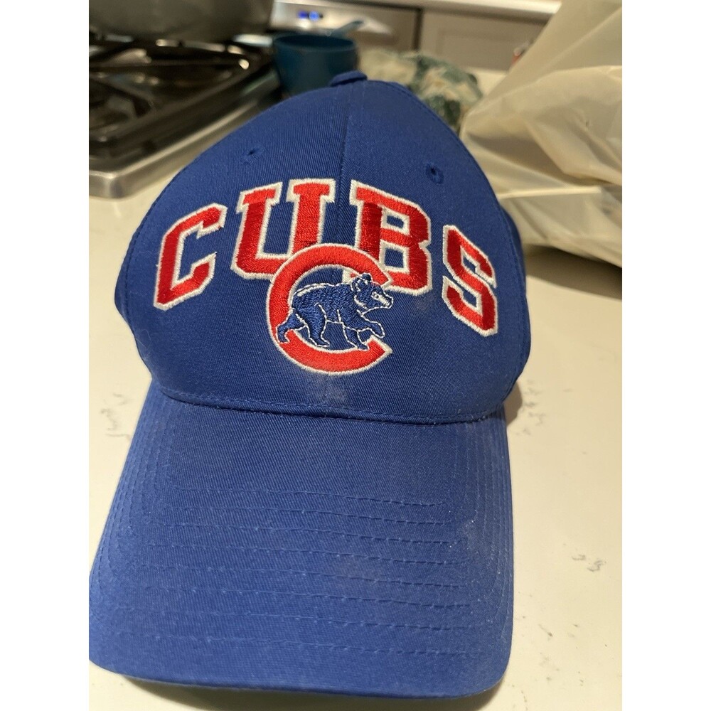 Vintage 1990’s Chicago Cubs MLB Annco Adjustable Baseball Cap Signed Undervisor